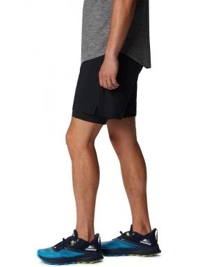 Columbia M Endless Trail 2in1 Short férfi sport rövidnadrág fekete színben 3