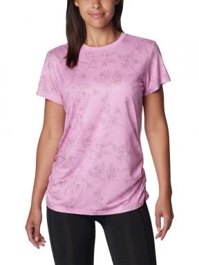 Columbia Leslie Falls Short Sleeve női ujjatlan sport póló rózsaszín színben 1