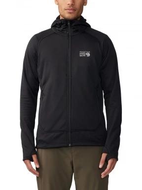 Mountain Hardwear Sendura Hoody férfi polár pulóver fekete színben 1