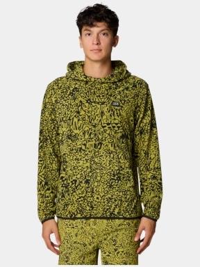 Mountain Hardwear Microchill Hoody férfi polár pulóver zöld színben 1
