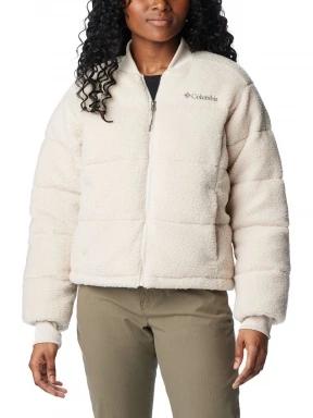 Columbia Puffect Novelty Jacket női utcai kabát homok színben 1