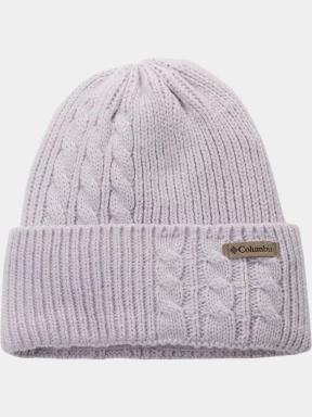 Columbia Agate Pass Cable Knit Beanie női kötött sapka lila színben 1