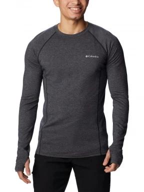 Columbia Tunnel Springs Wool Crew férfi aláöltöző felső fekete színben 1