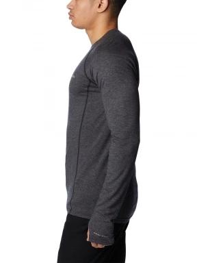 Columbia Tunnel Springs Wool Crew férfi aláöltöző felső fekete színben 3