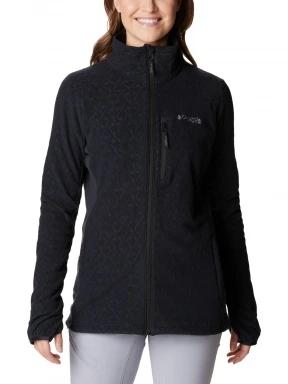 Columbia Titan Pass 3.0 Full Zip Fleece női polár pulóver fekete színben 1