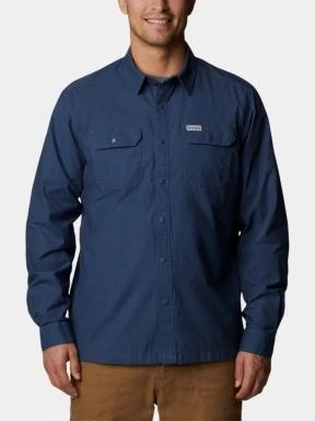 Columbia Landroamer Lined Shirt férfi hosszú ujjú ing kék színben 1