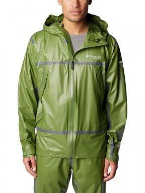 Columbia Outdry Extreme Wyldwood Shell férfi esőkabát zöld színben 1