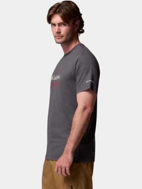 Columbia Kwick Hike Graphic Short Sleeve Tee férfi rövid ujjú sport póló fekete színben 3