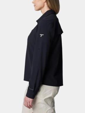 Columbia Summit Valley Woven Long Sleeve Shirt női hosszú ujjú túraing fekete színben 3