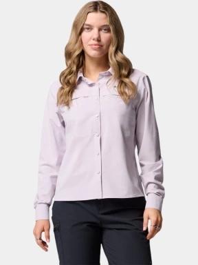 Columbia Summit Valley Woven Long Sleeve Shirt női hosszú ujjú túraing lila színben 1