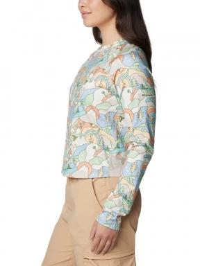 Columbia Boundless Trek Active Long Sleeve Shirt női hosszú ujjú póló homok színben 3