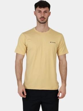 Columbia Tech Trail Crew Neck II férfi rövid ujjú sport póló sárga színben 1