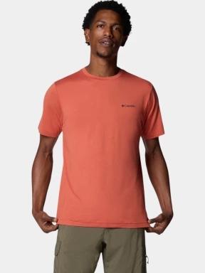 Columbia Tech Trail Crew Neck II férfi rövid ujjú sport póló piros színben 1