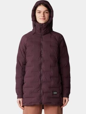 Mountain Hardwear Stretchdown Parka női pehelykabát bordó színben 1