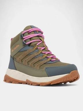 Columbia Strata Trail Mid WP női túrabakancs zöld színben 1