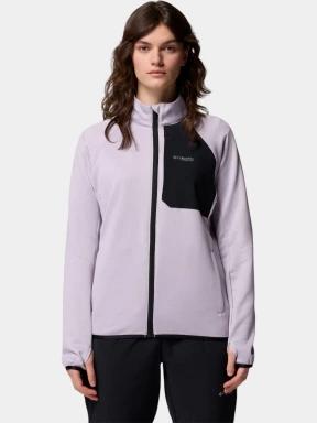 Columbia Triple Canyon Grid Fleece Full Zip női polár pulóver lila színben 1