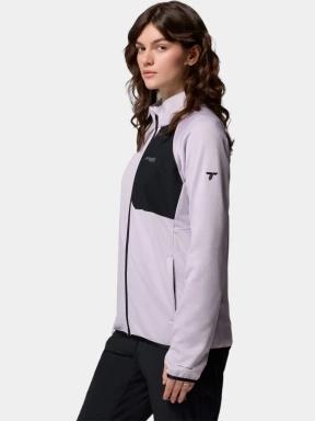 Columbia Triple Canyon Grid Fleece Full Zip női polár pulóver lila színben 3