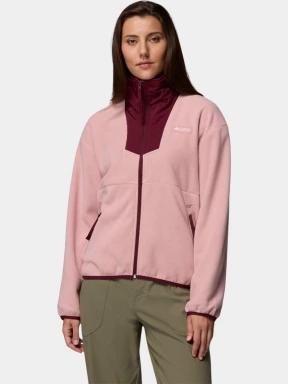 Columbia Sequoia Grove Full Zip Fleece női polár pulóver rózsaszín színben 1