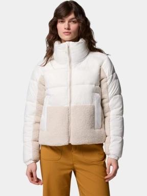 Columbia Leadbetter Point II Sherpa Hybrid női átmeneti kabát homok színben 1