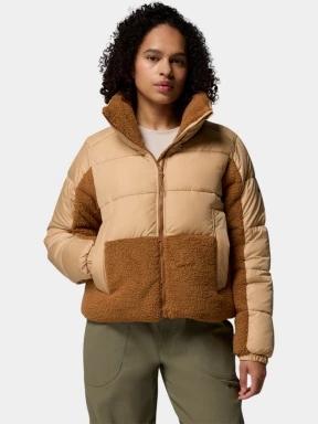 Columbia Leadbetter Point II Sherpa Hybrid női átmeneti kabát barna színben 1