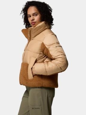 Columbia Leadbetter Point II Sherpa Hybrid női átmeneti kabát barna színben 3