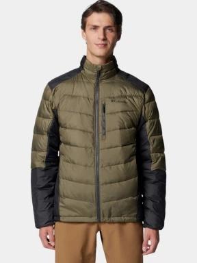 Columbia Labyrinth Loop II Jacket férfi átmeneti kabát zöld színben 1