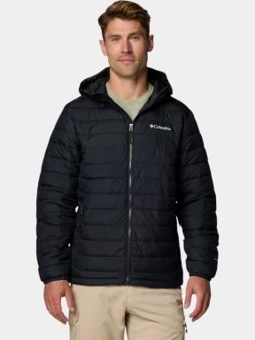 Columbia Powder Lite II Hooded Jacket férfi átmeneti kabát fekete színben 1