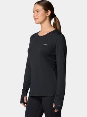Columbia Sloan Ridge Long Sleeve Shirt női hosszú ujjú sport póló fekete színben 3