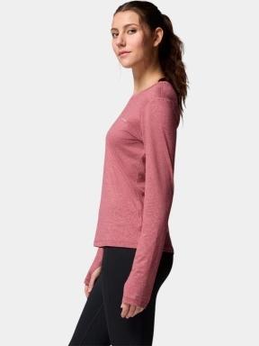 Columbia Sloan Ridge Long Sleeve Shirt női hosszú ujjú sport póló piros színben 3