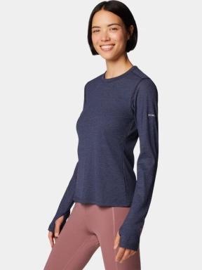 Columbia Boundless Days Knit Crew Long Sleeve Shirt női hosszú ujjú sport póló kék színben 3