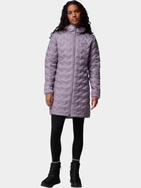 Columbia Delta Ridge II Long Down Jacket női pehelykabát lila színben 1