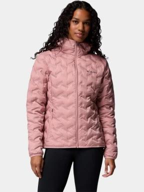 Columbia Delta Ridge II Down Hooded Jacket női pehelykabát rózsaszín színben 1