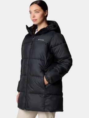 Columbia Puffect II Mid Hooded Jacket női télikabát fekete színben 3