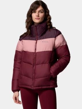 Columbia Puffect II Colorblock Jacket női átmeneti kabát piros színben 1