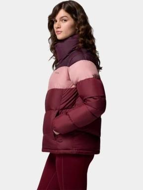 Columbia Puffect II Colorblock Jacket női átmeneti kabát piros színben 3