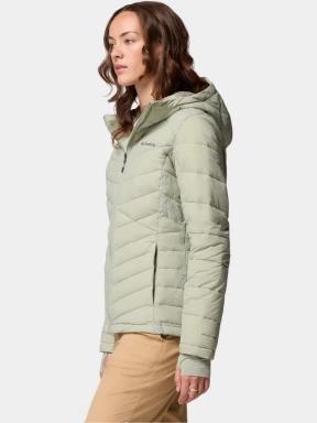 Columbia Joy Peak II Hooded Jacket női átmeneti kabát zöld színben 3