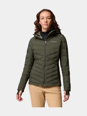 Columbia Joy Peak II Hooded Jacket női átmeneti kabát zöld színben 1
