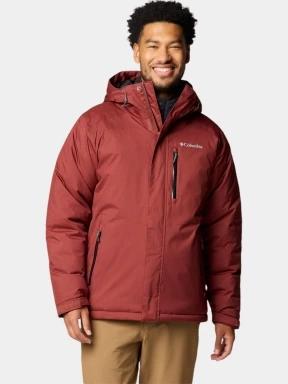Columbia Oak Harbor II Insulated Jacket férfi télikabát piros színben 1