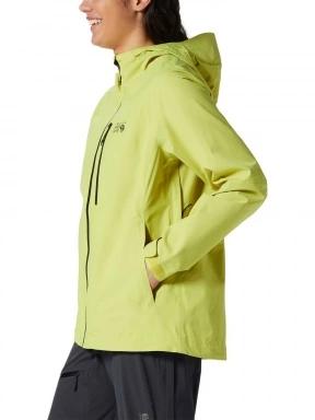 Mountain Hardwear Stretch Ozonic Jacket női esőkabát sárga színben 3