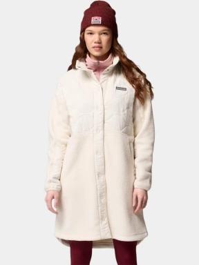 Columbia Cloud Point Long Fleece női átmeneti kabát homok színben 1