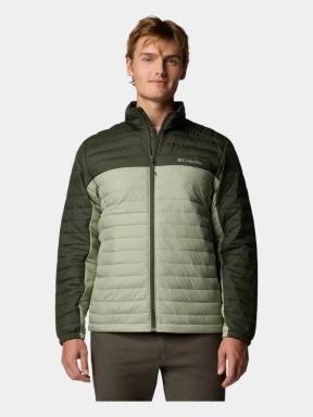 Columbia Silver Falls II Jacket férfi steppelt átmeneti kabát zöld színben 1