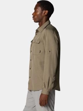 Mountain Hardwear Canyon Long Sleeve Shirt férfi hosszú ujjú túraing oliva színben 3