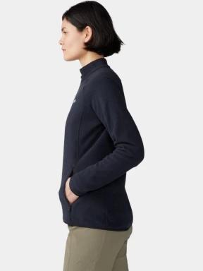Mountain Hardwear Microchill Full Zip Jacket női polár pulóver fekete színben 3