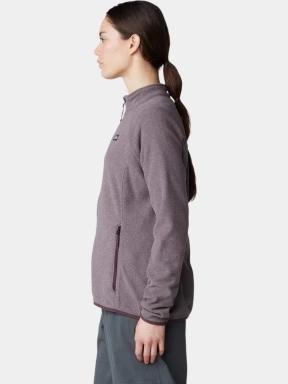 Mountain Hardwear Microchill Full Zip Jacket női polár pulóver lila színben 3
