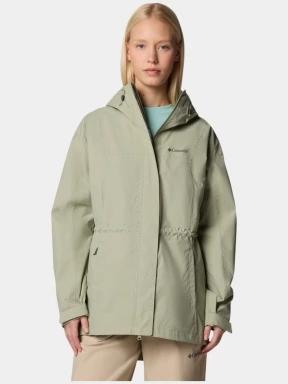 Columbia Hikebound II Long Jacket női esőkabát zöld színben 1