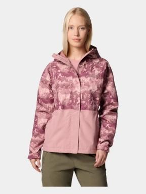 Columbia Hikebound Printed Jacket női esőkabát rózsaszín színben 1