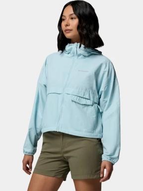 Columbia Spire Valley Cropped Windbreaker női széldzseki világoskék színben 3