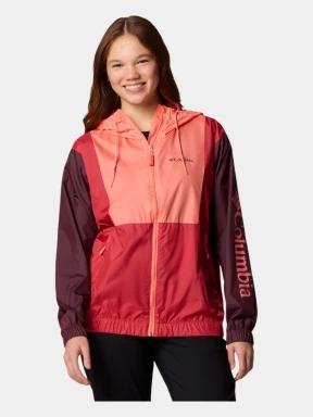 Columbia Lily Basin II Jacket női széldzseki piros színben 1