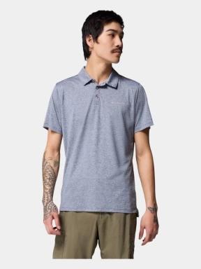 Columbia Tech Trail Utility Polo férfi galléros póló kék színben 1