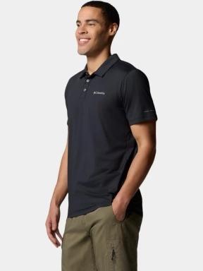 Columbia Tech Trail Utility Polo férfi galléros sport póló fekete színben 3